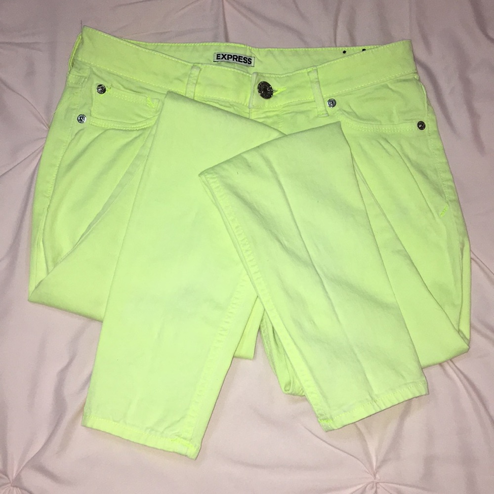 Neon Express skinny jeans